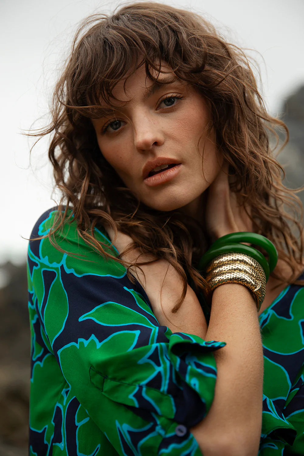 VESTIDO LONG GENIE PORTO VECCHIO GREEN