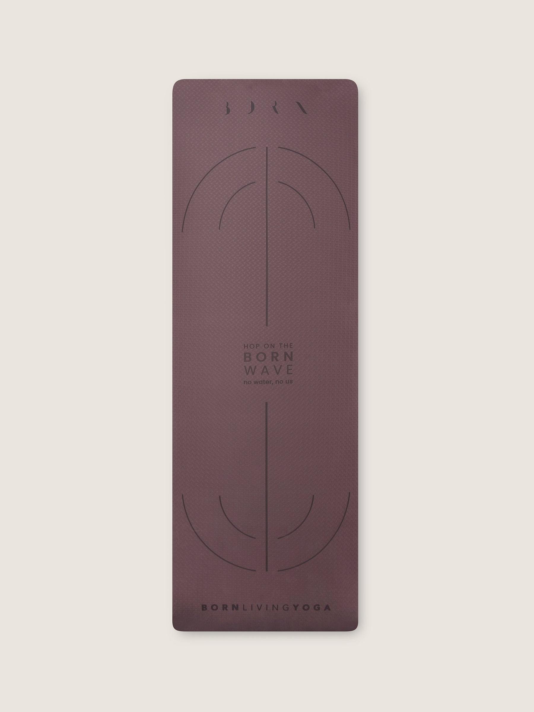 MAT WAVE 6MM DARK CHERRY