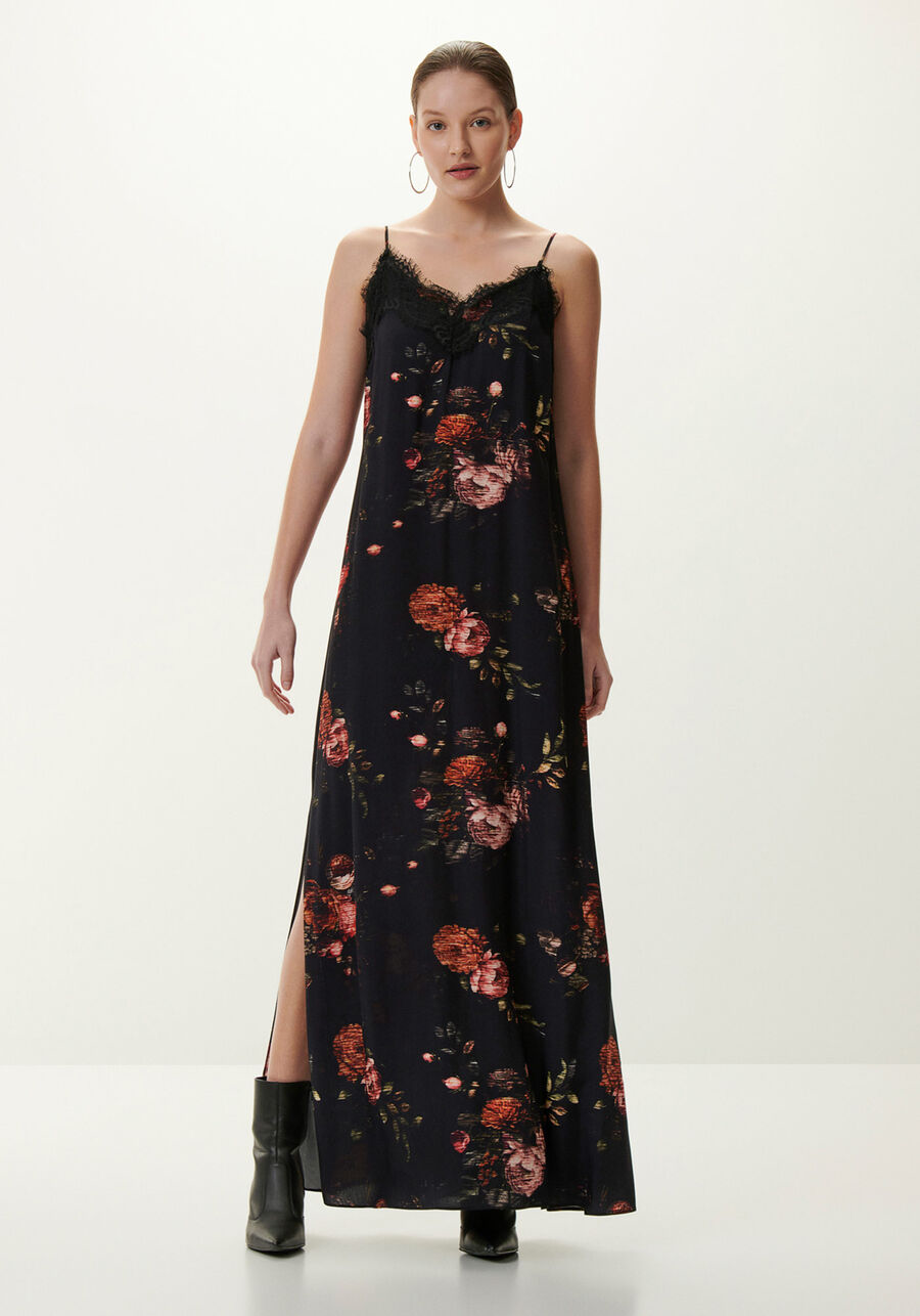 VESTIDO LARGO LENCERO