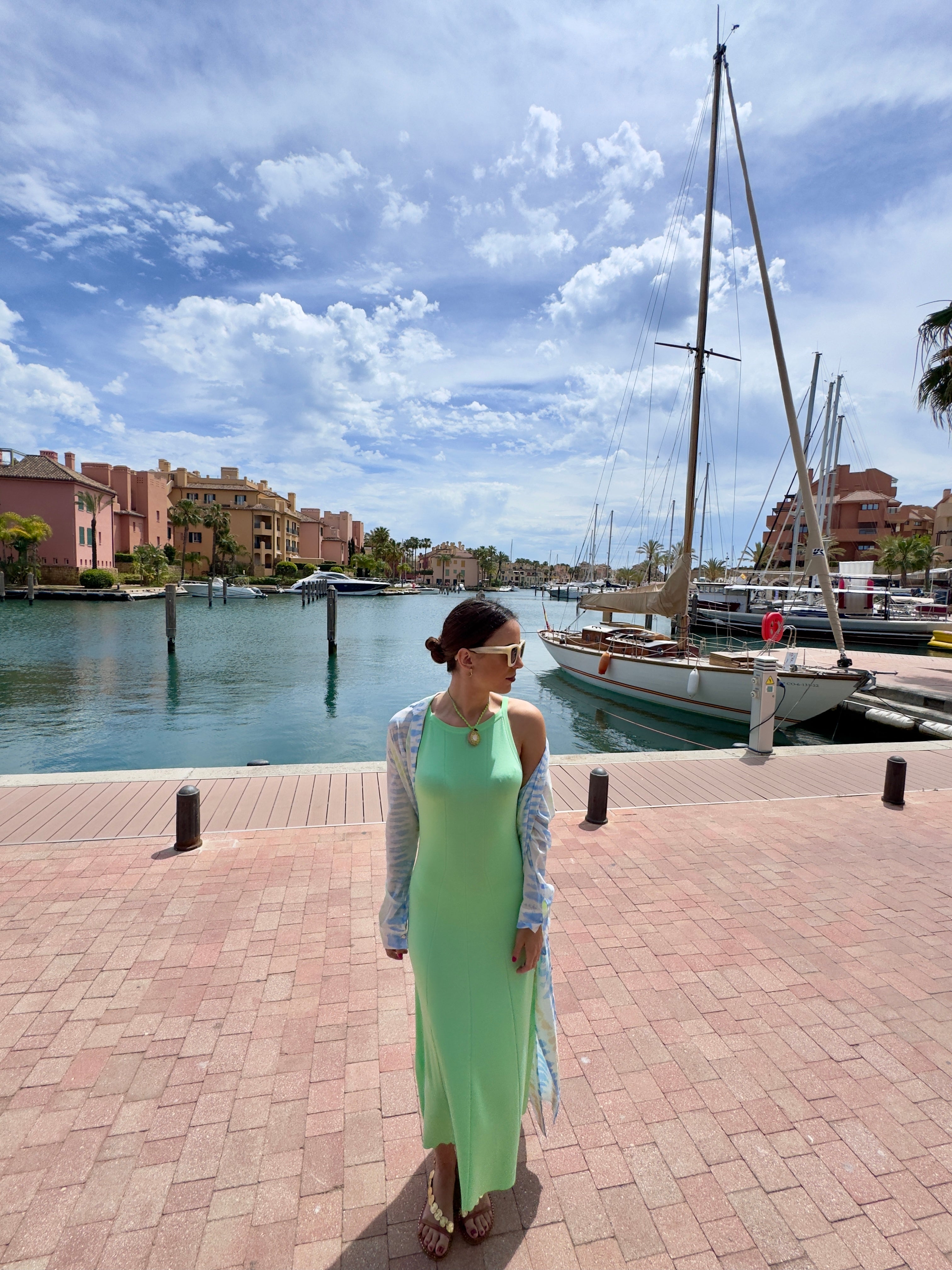 VESTIDO MIDI CUELLO HALTER | SITA MURT