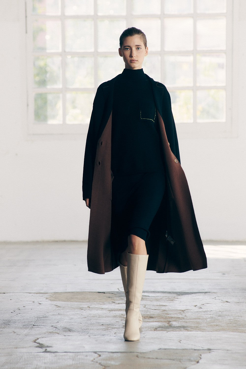 Oversized knitted coat / SITA MURT
