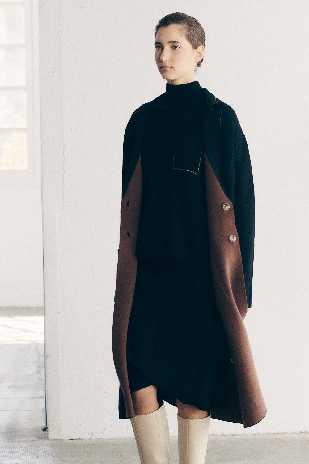 Oversized knitted coat / SITA MURT