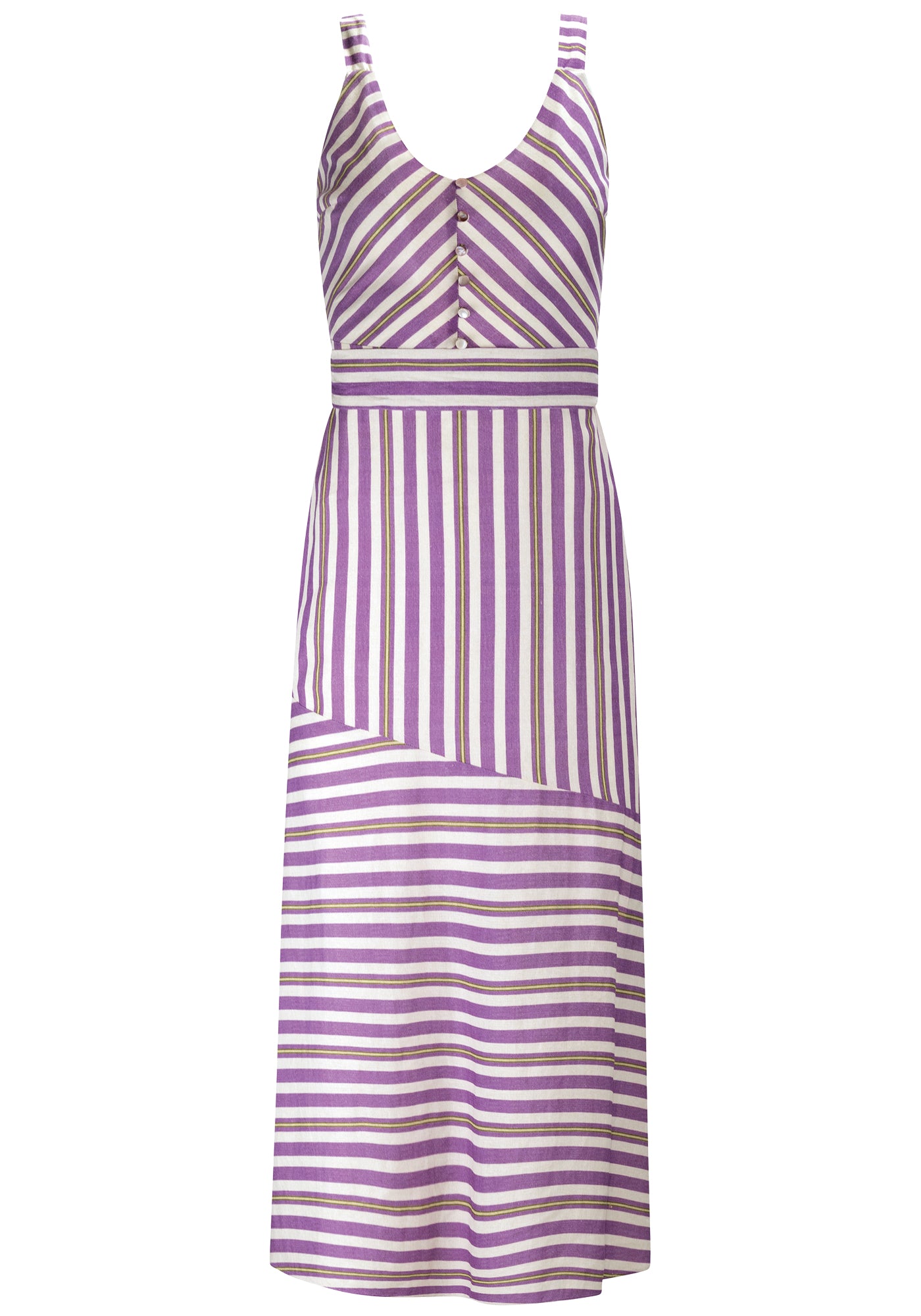 VESTIDO MIDI ESTAMPADO CON CINTURÓN