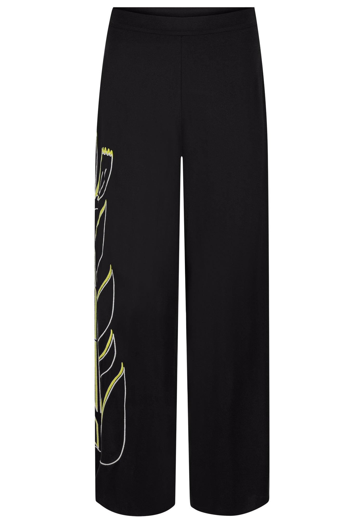 PANTALÓN ANCHO BORDADO