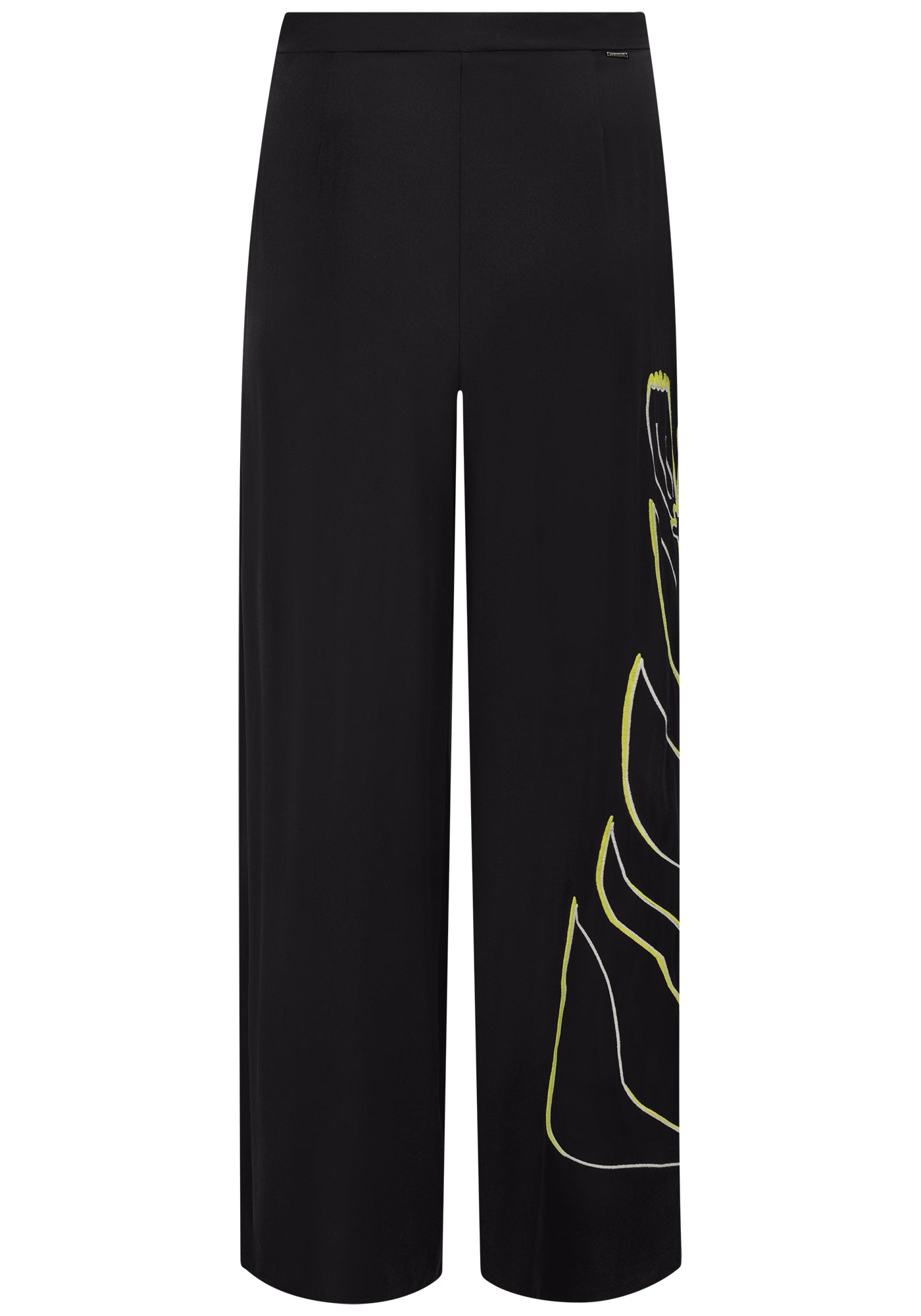 PANTALÓN ANCHO BORDADO