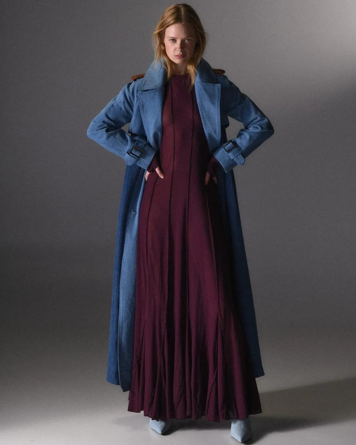 Vestido Tul Zaitegui Granate