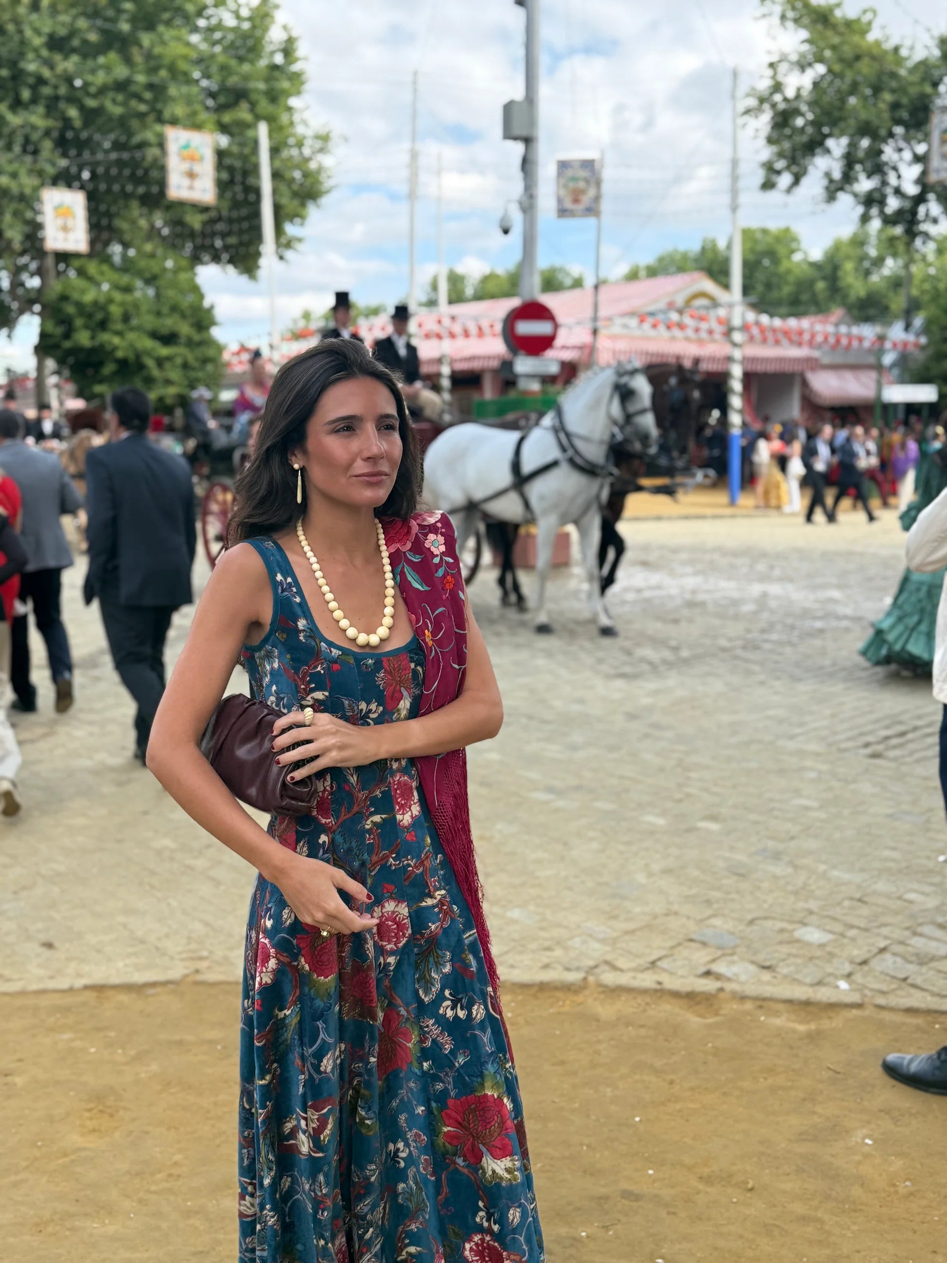 VESTIDO TERCIOPELO AZUL