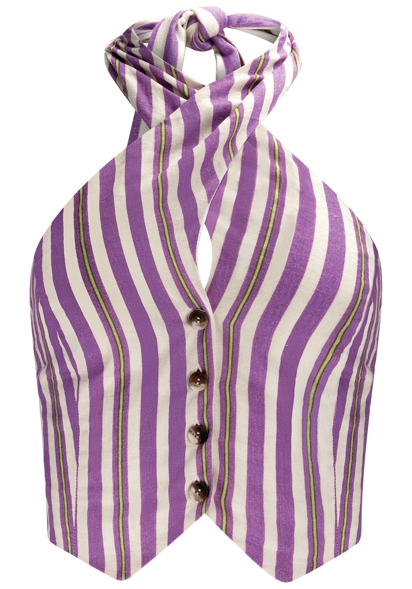 TOP DE LINO ESTAMPADO