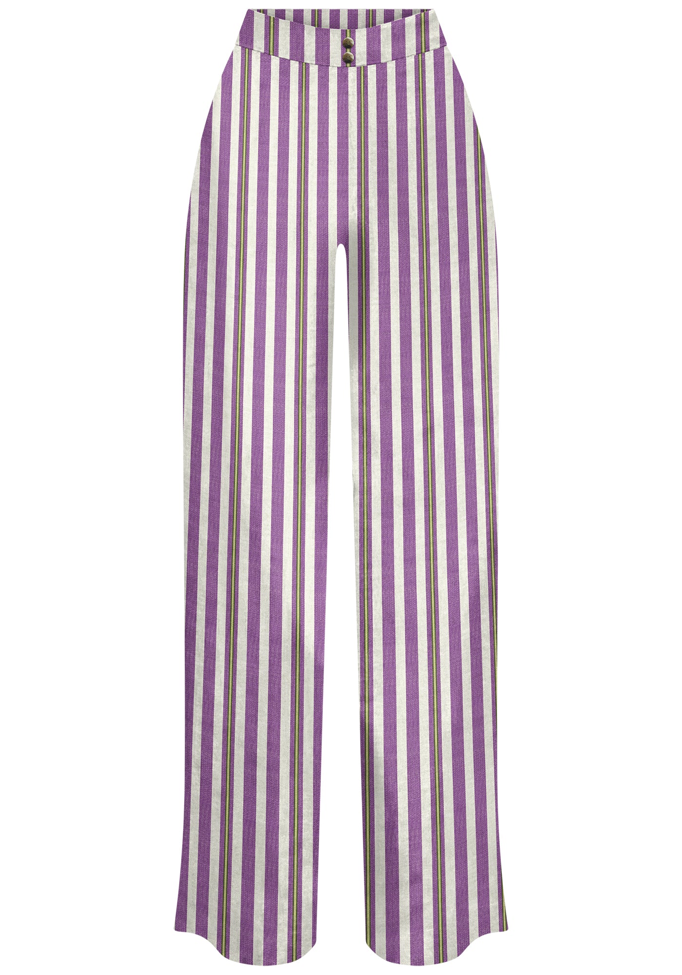 PANTALONES ANCHOS DE LINO ESTAMPADOS