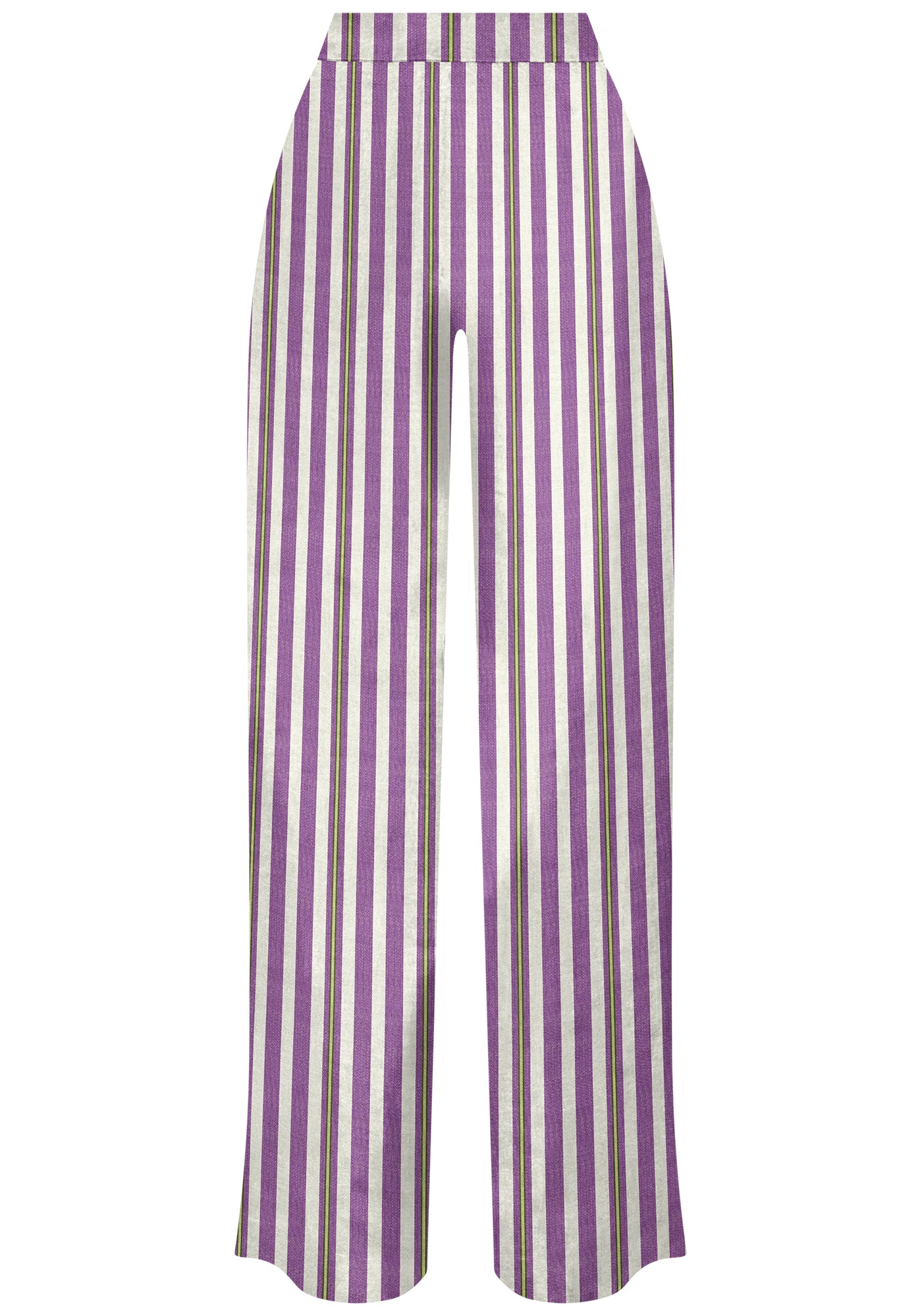 PANTALONES ANCHOS DE LINO ESTAMPADOS