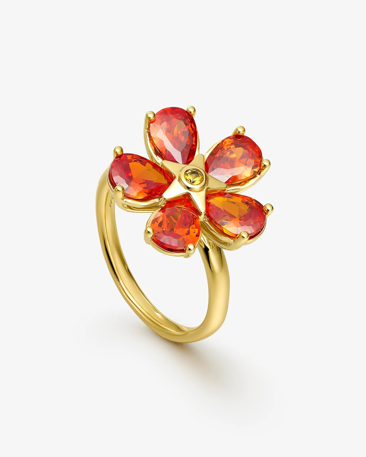 ANILLO DAISY NARANJA