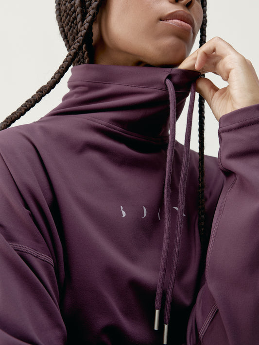 SWEATSHIRT CAMILLE DARK CHERRY