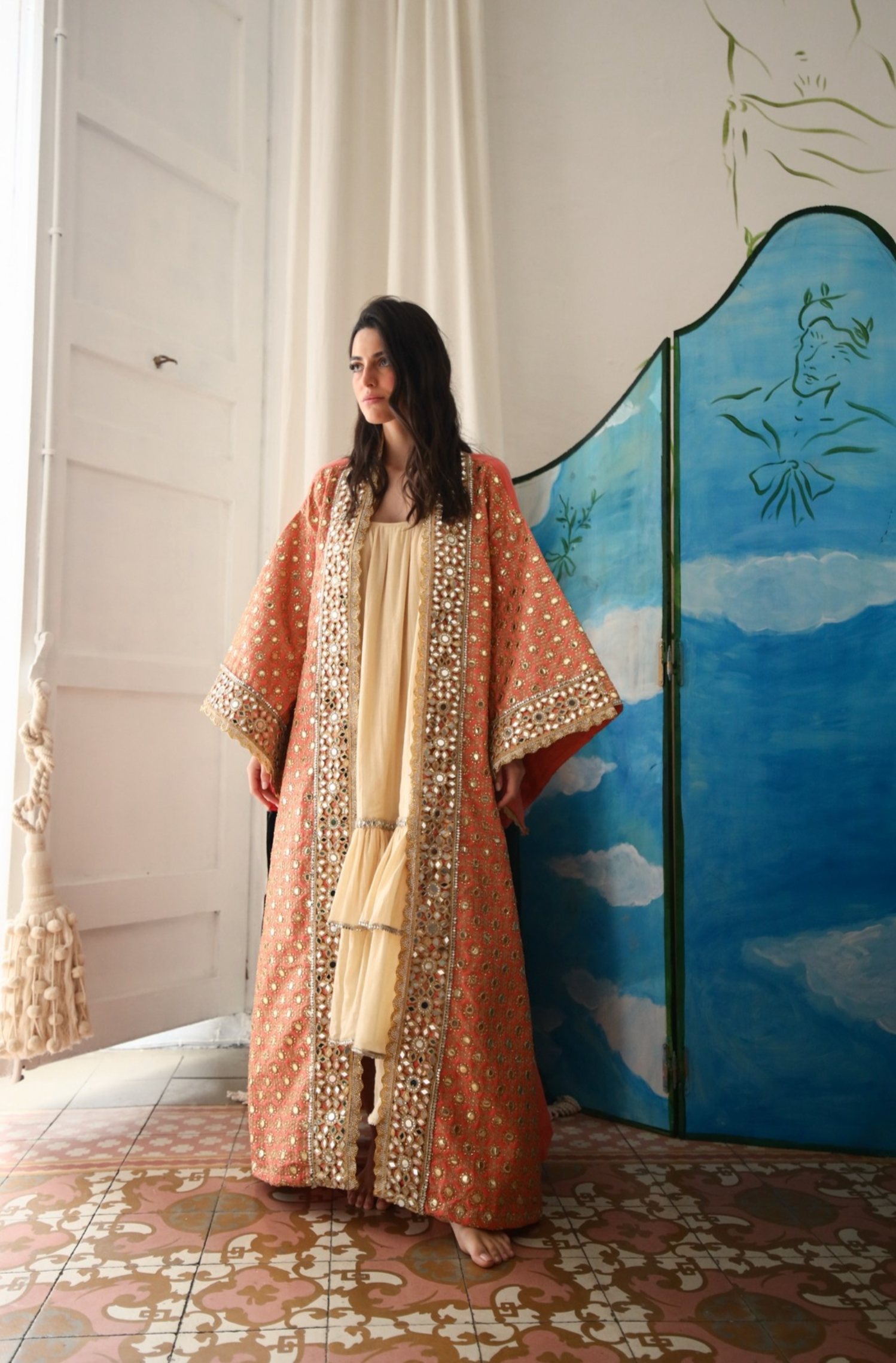 KIMONO BATA CORAL