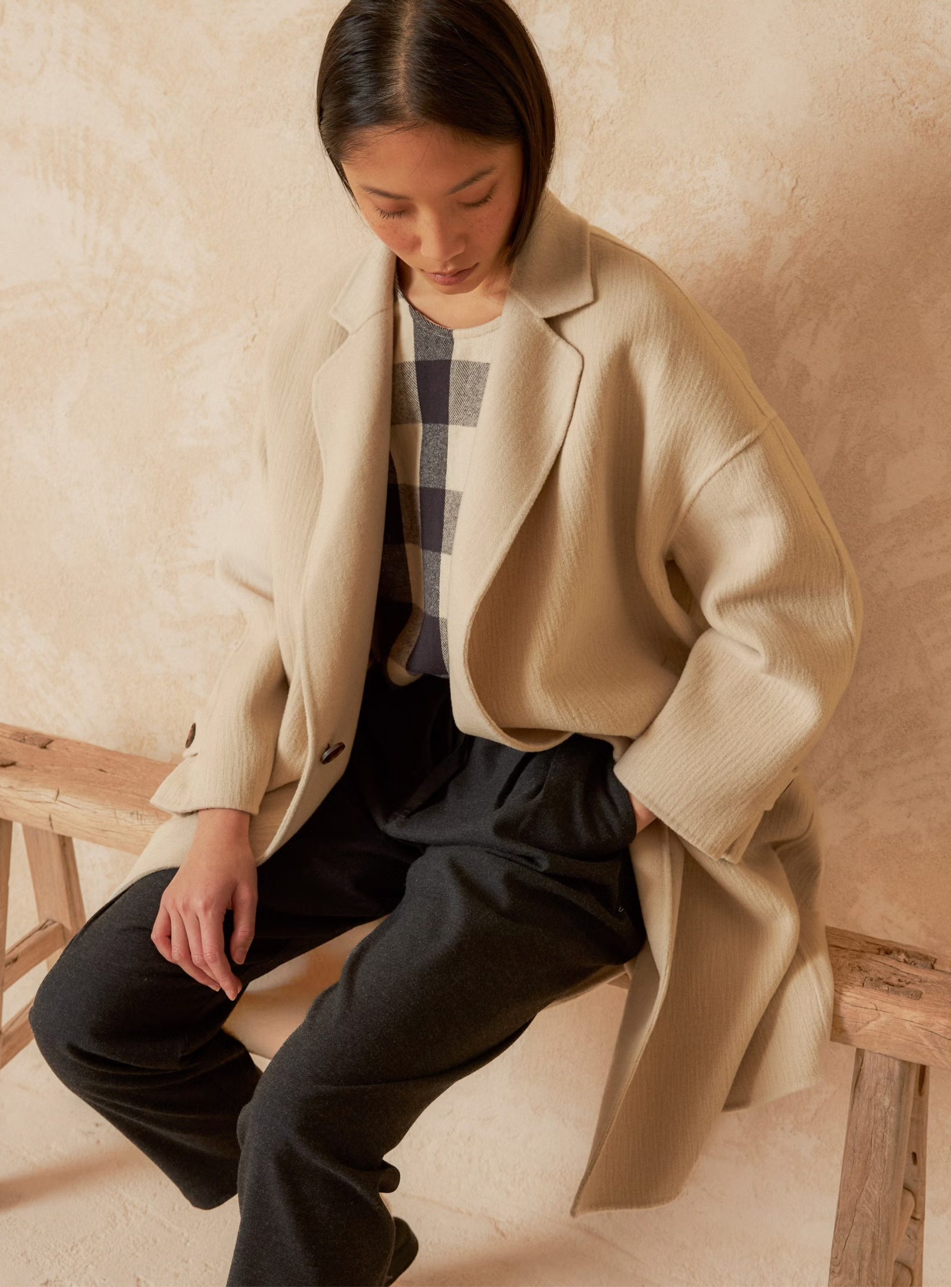 WOOL TEXTURE COAT