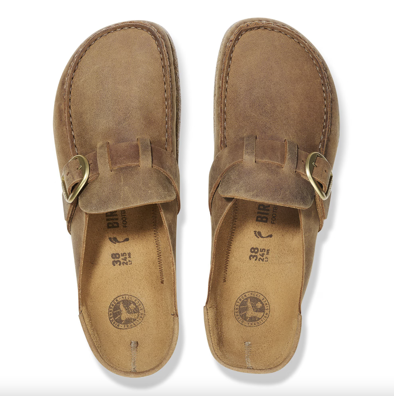BUCKLEY CUERO ENGRASADO - COGNAC