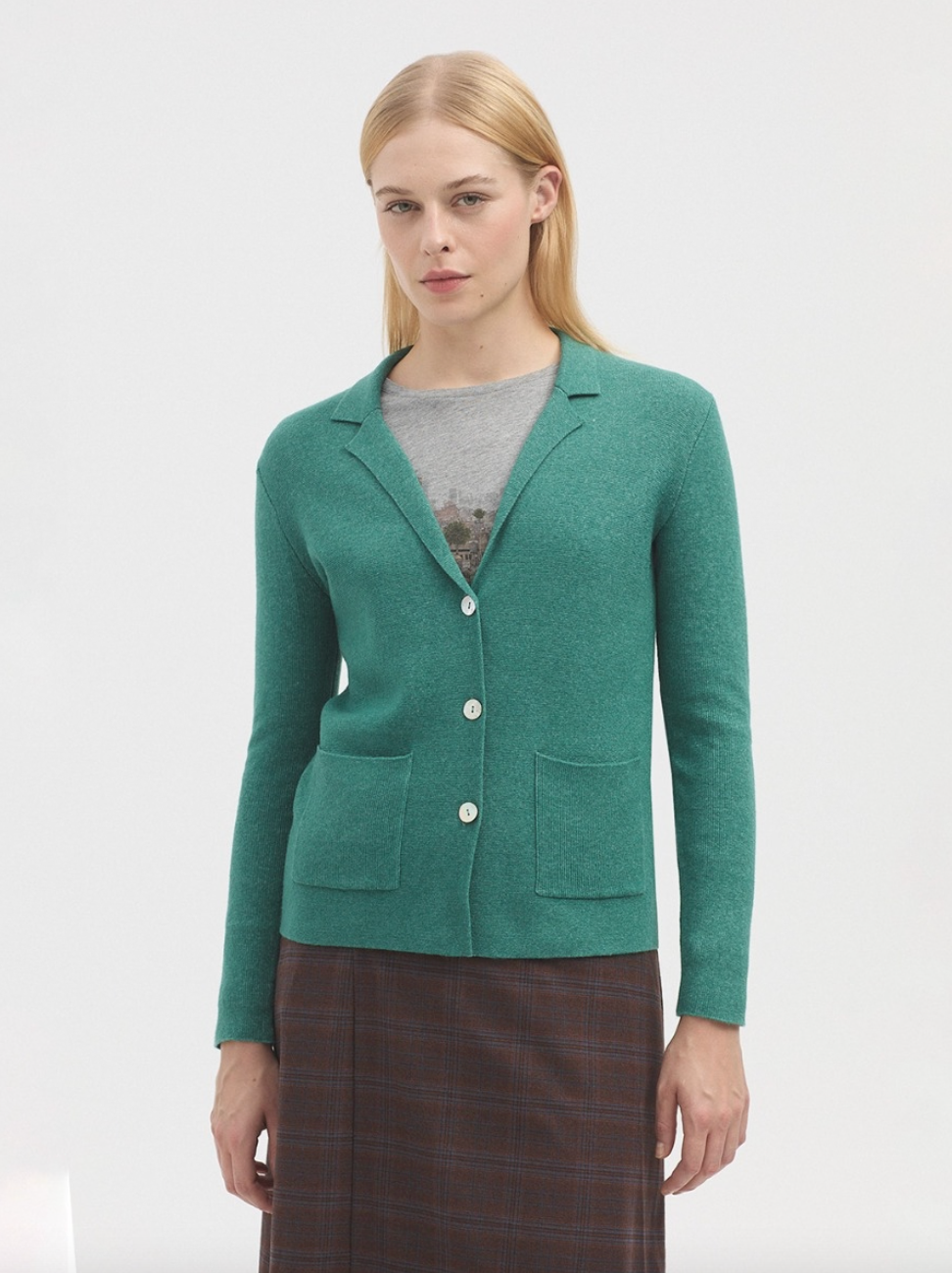 BLAZER LISO ESPALDA CANALÉ