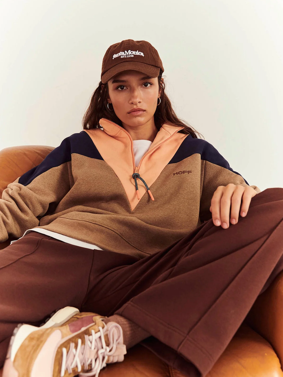 Sudadera Britain camel