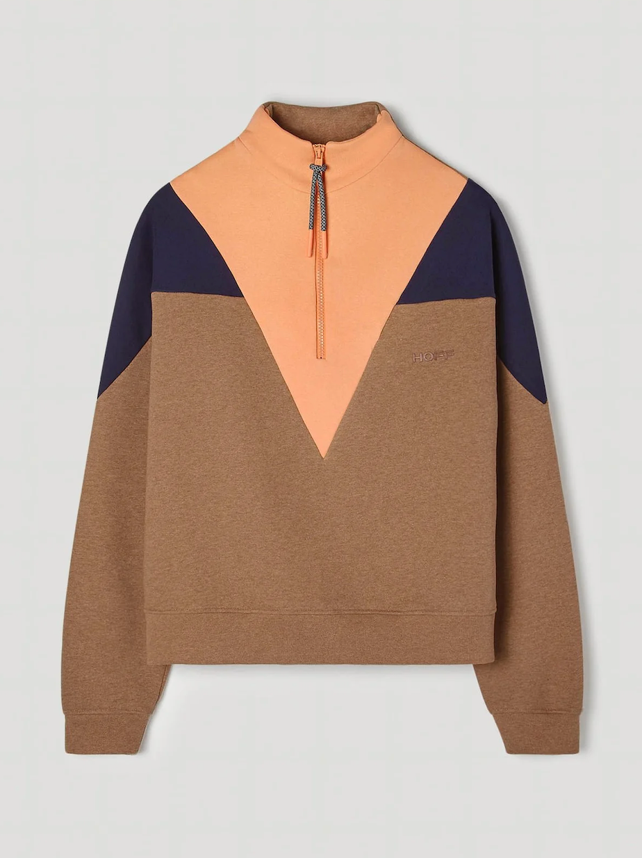 Sudadera Britain camel