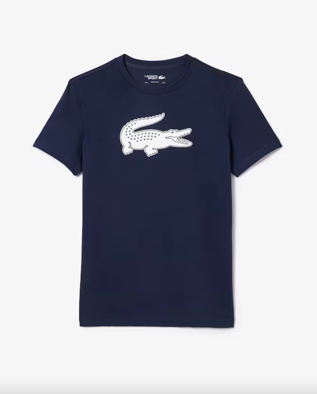 CAMISETA AZUL LOGO LACOSTE