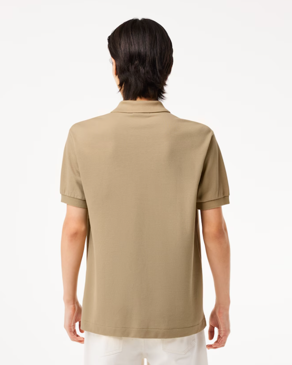 POLO DE PIQUÉ ORIGINAL DE CORTE CLÁSICO BEIGE