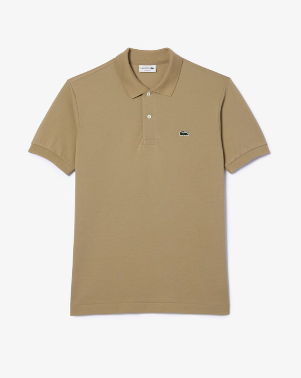 POLO DE PIQUÉ ORIGINAL DE CORTE CLÁSICO BEIGE