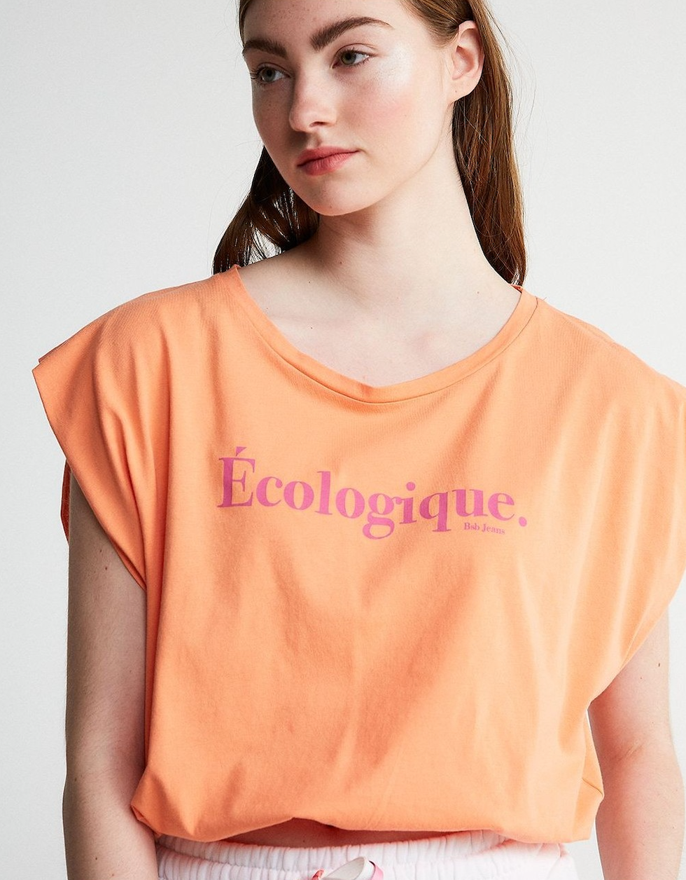 CAMISETA CROP ECOLOGIQUE