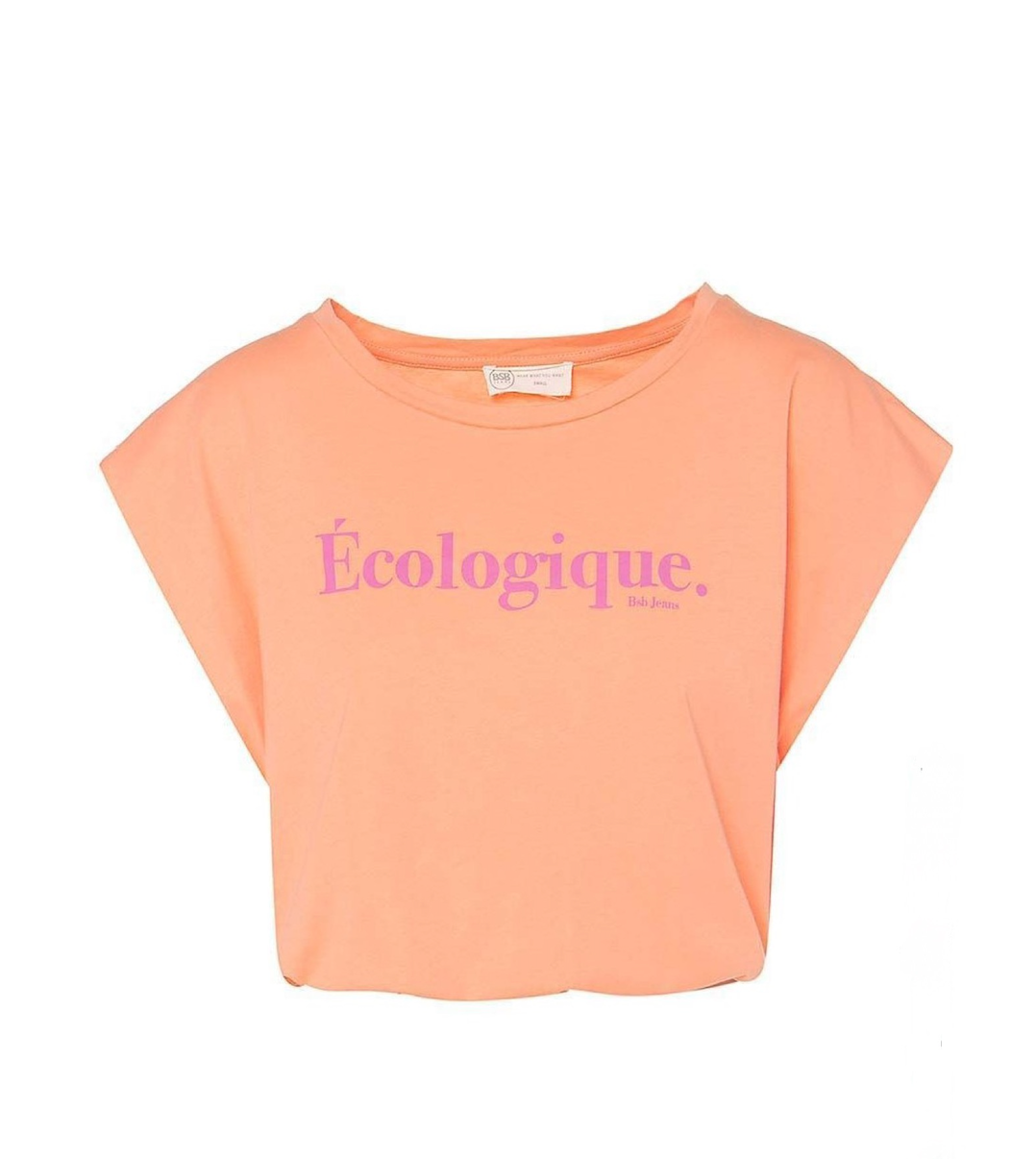 CAMISETA CROP ECOLOGIQUE