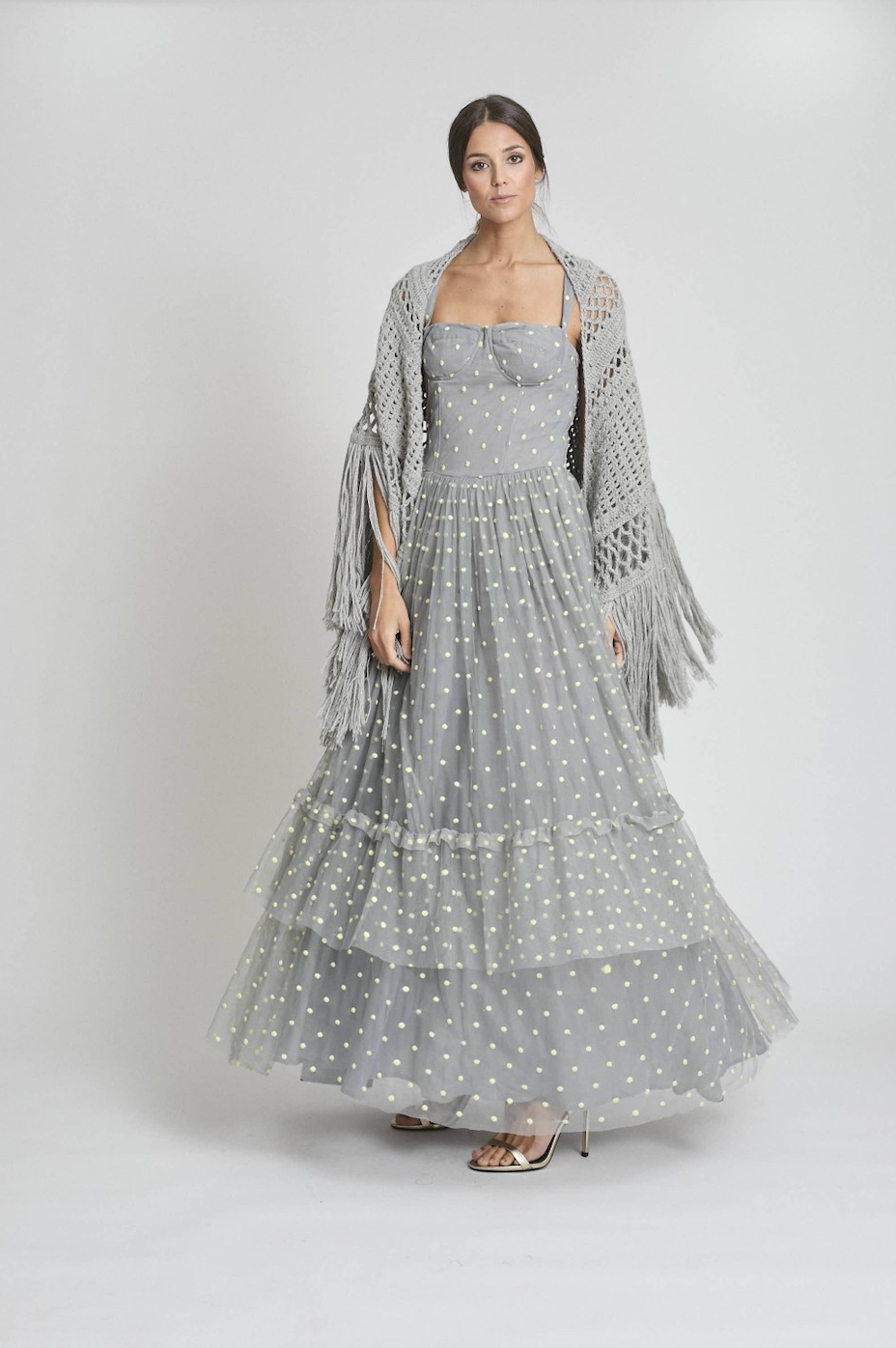 CHAL DE ALPACA GRIS