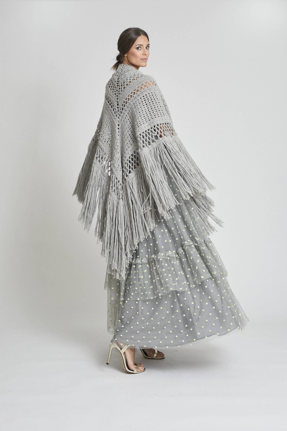 CHAL DE ALPACA GRIS