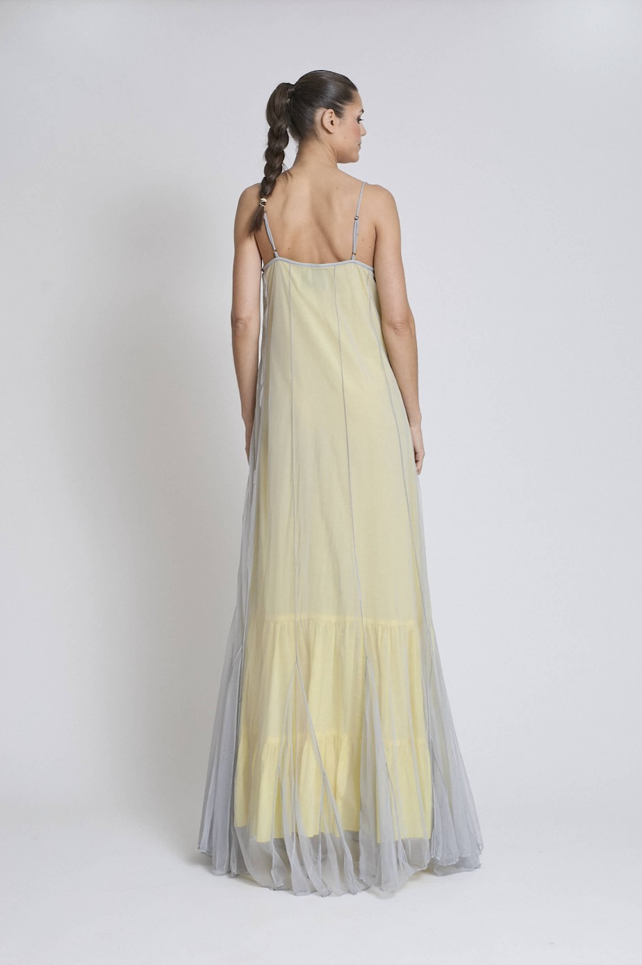 VESTIDO KAERA LIMA GRIS