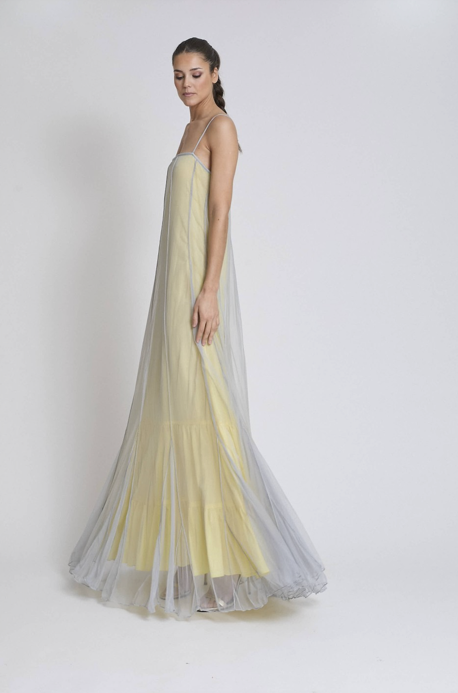 VESTIDO KAERA LIMA GRIS