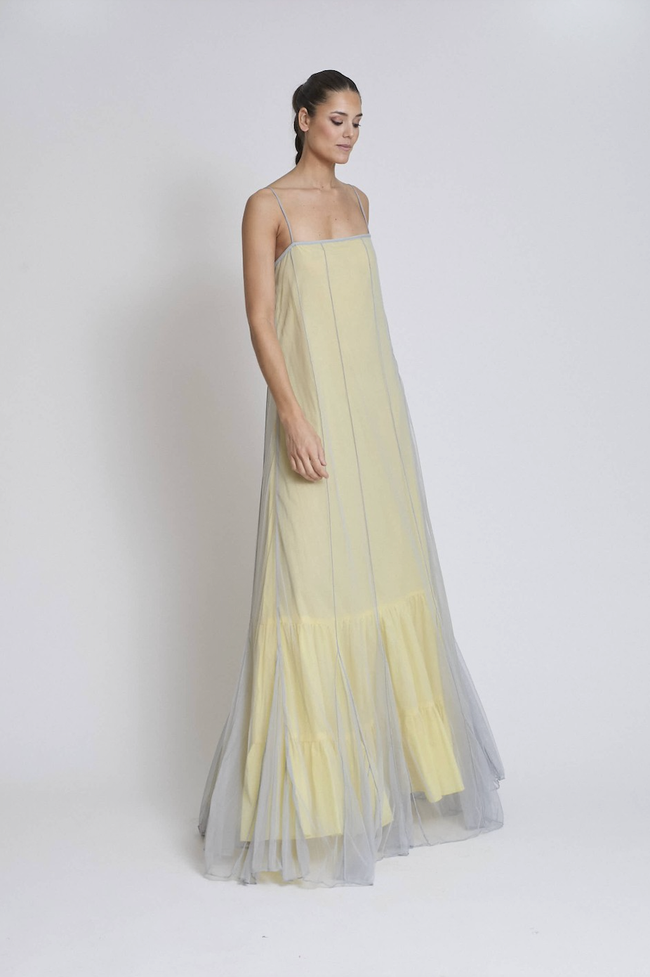 VESTIDO KAERA LIMA GRIS