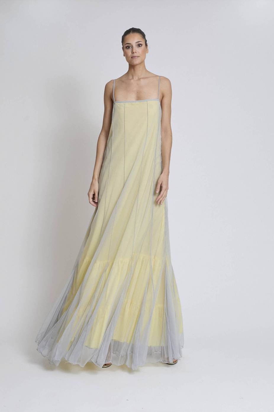 VESTIDO KAERA LIMA GRIS