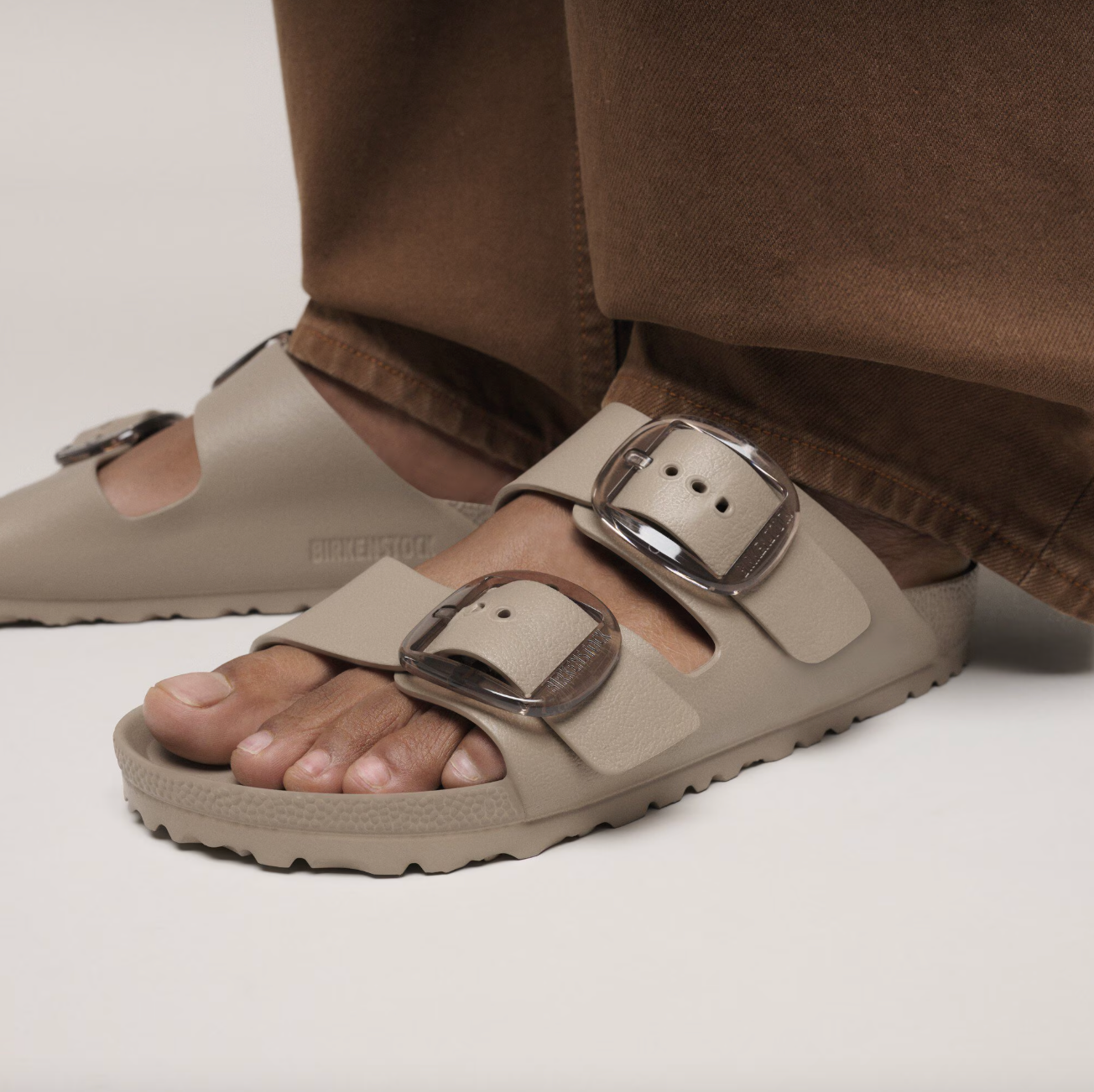 ARIZONA BIG BUCKLE EVA GRAY TAUPE