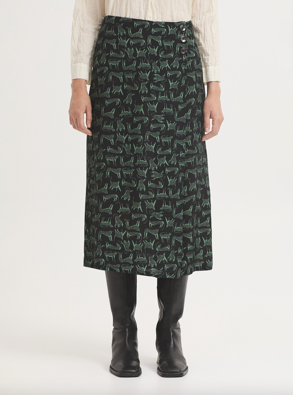 FALDA FELINE PRINT