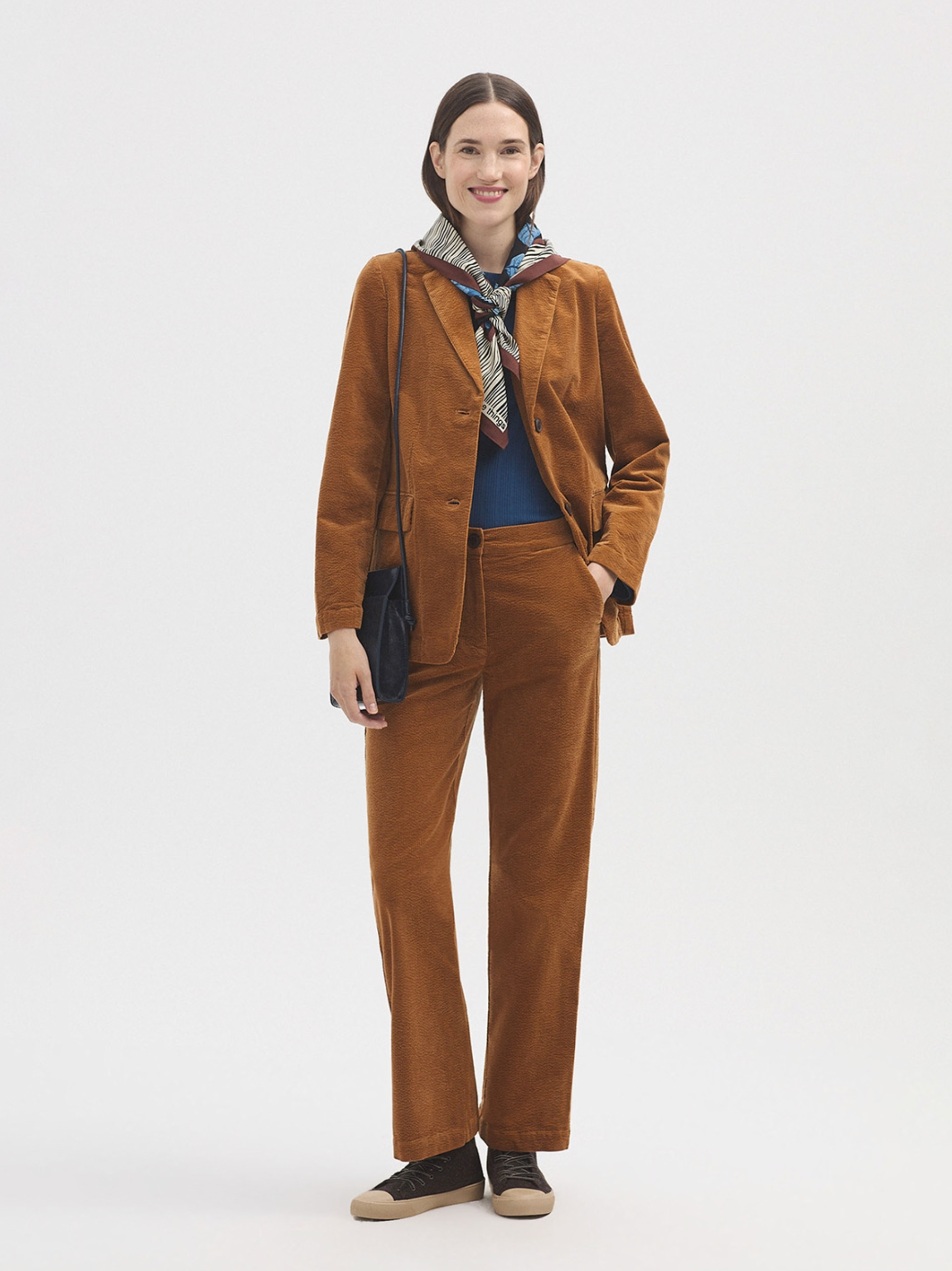 BLAZER DE PANA EFECTO BUBBLE