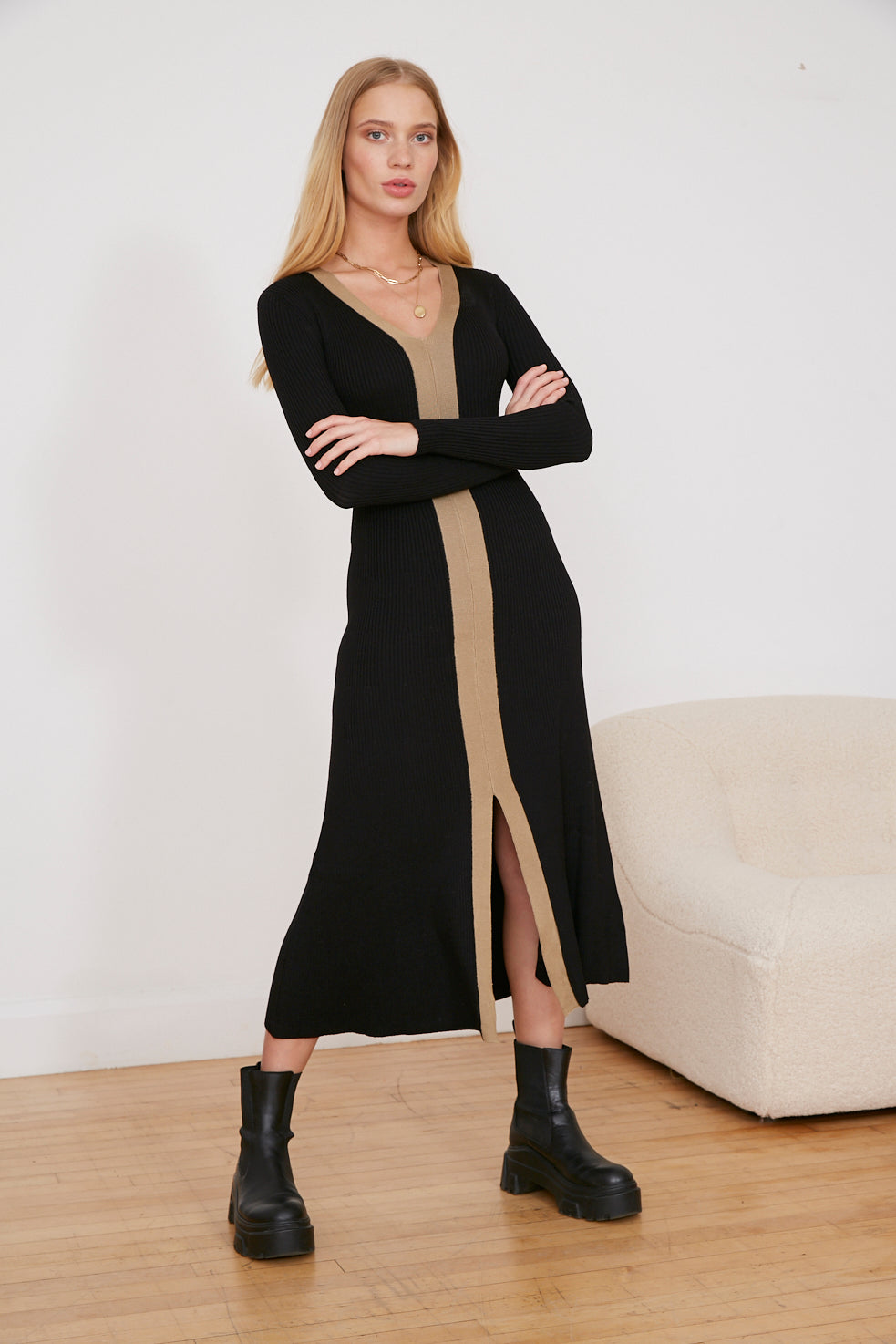 Vestido Tippe Punto Black