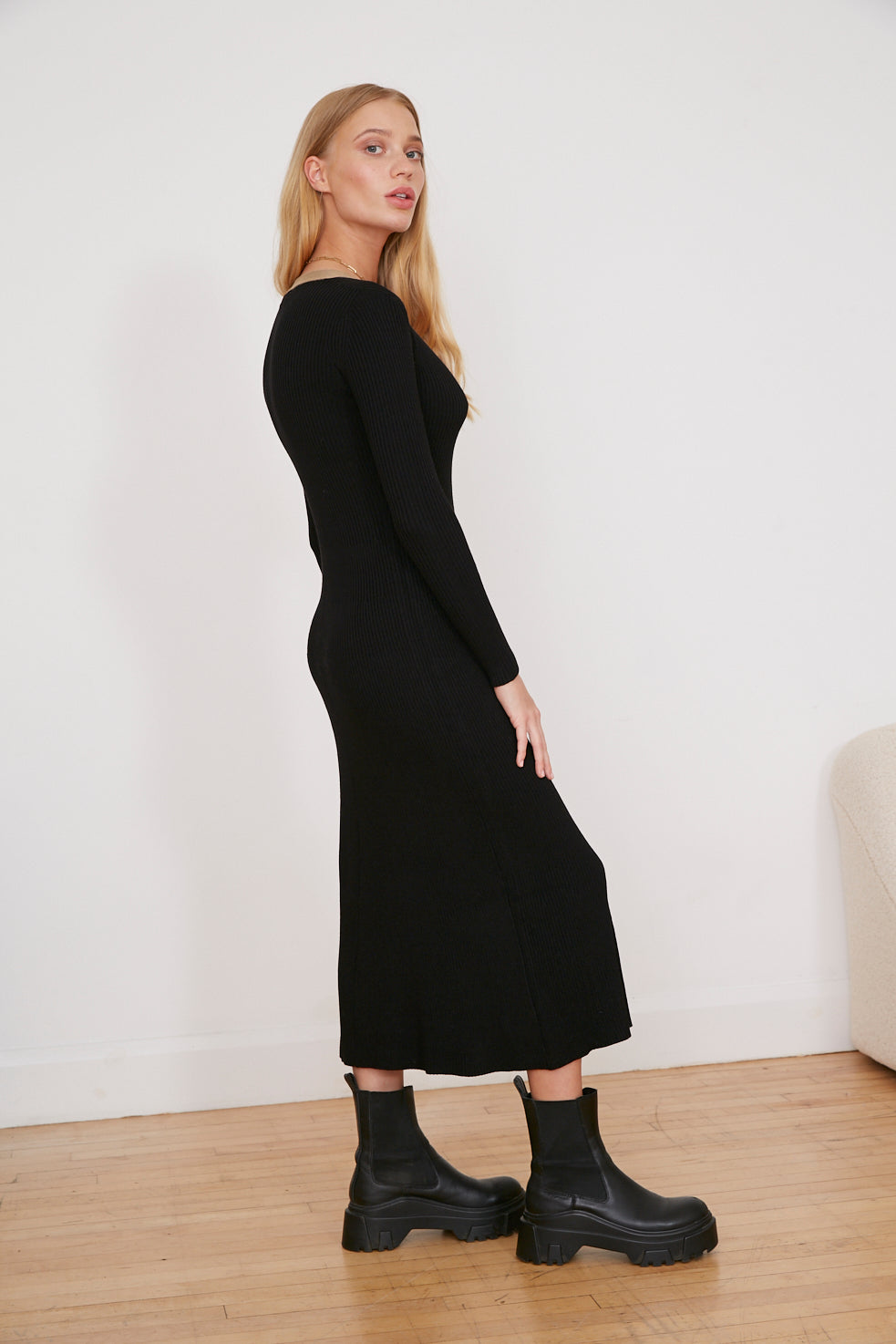 Vestido Tippe Punto Black