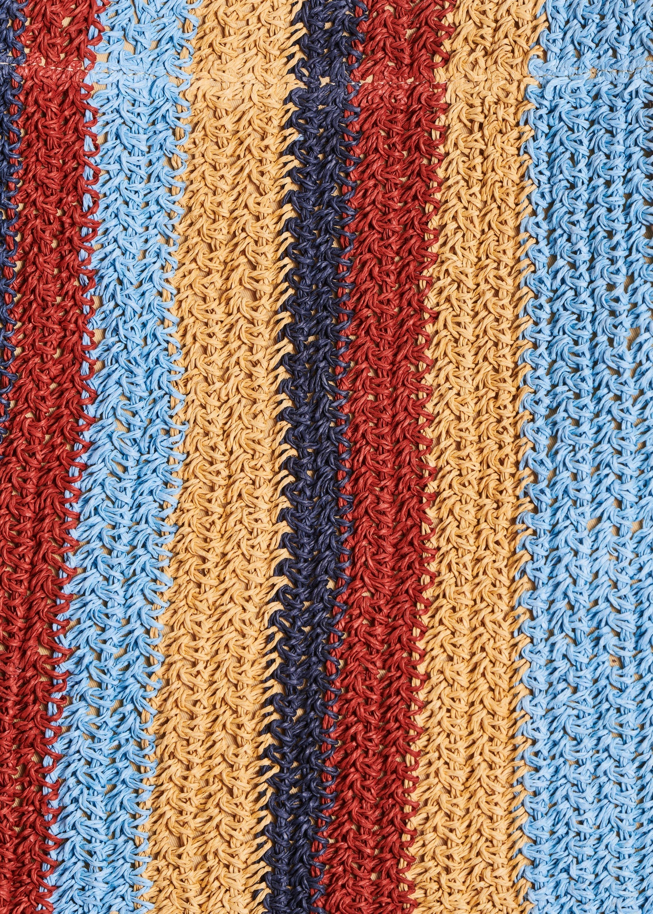 BOLSO DE RAFIA MULTICOLOR