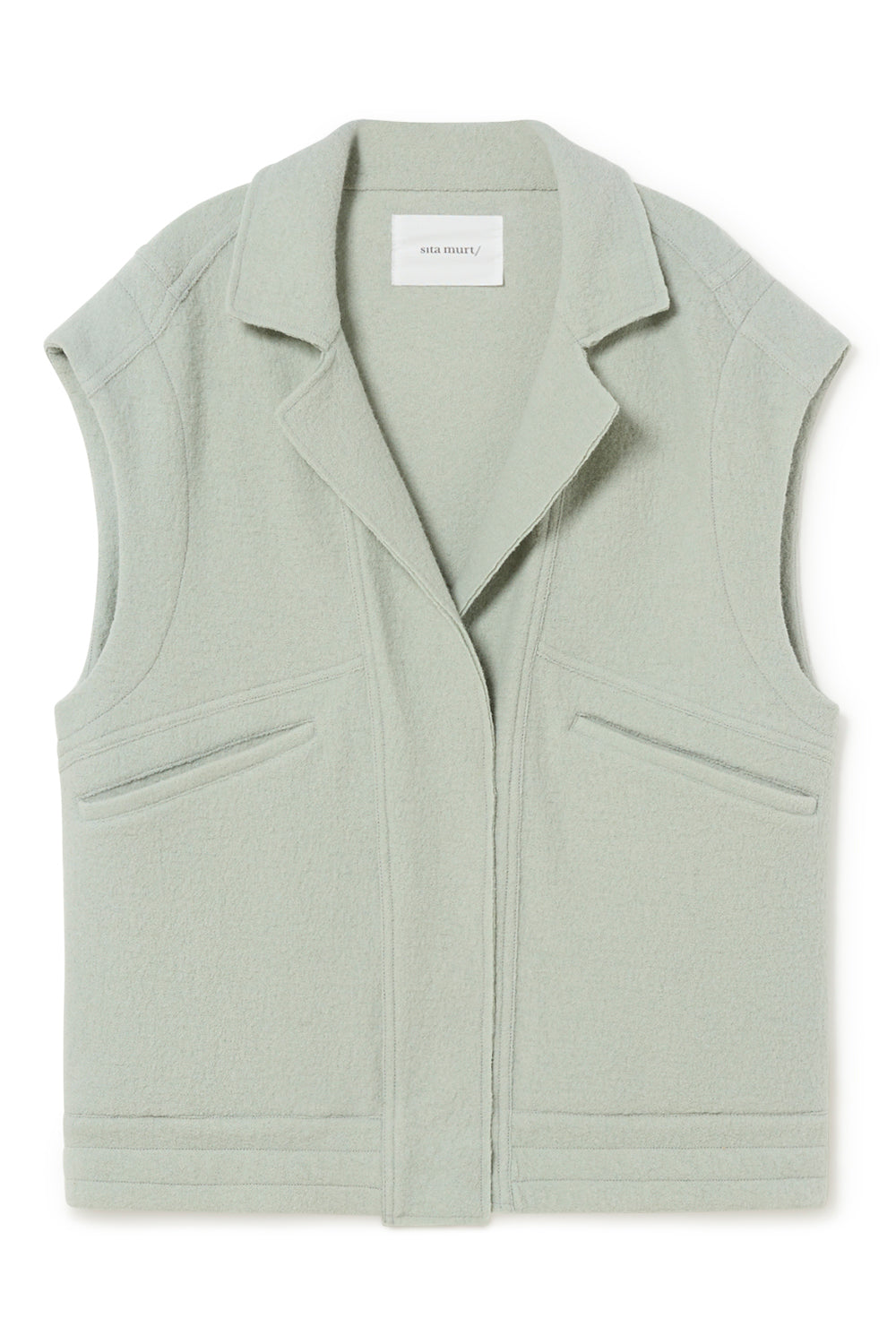 Chaleco oversize con solapas