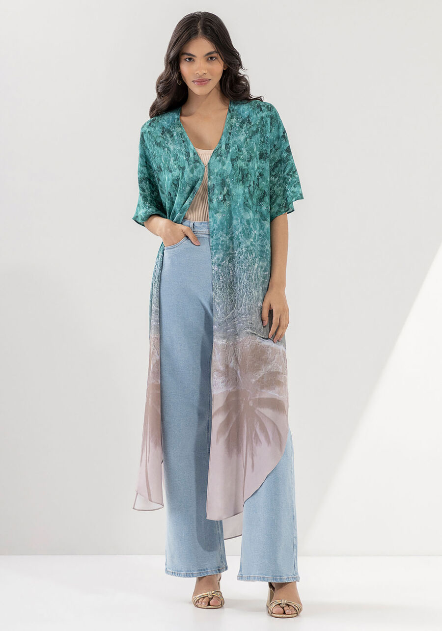 KIMONO LARGO “COLECCIÓN MAR”