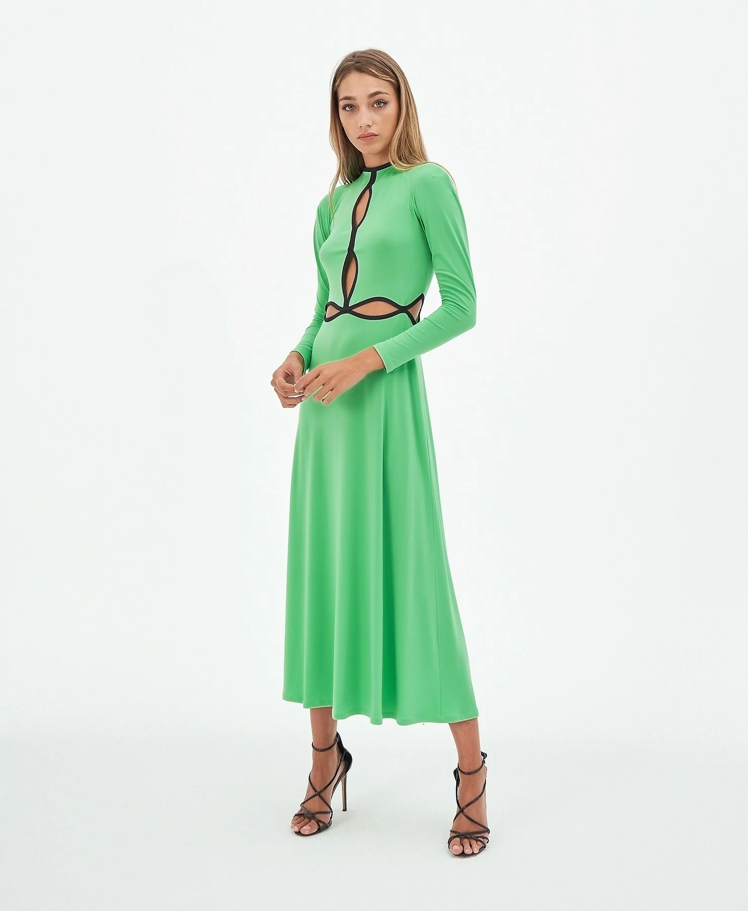 VESTIDO MIDI CITRINA YES DE CLARO