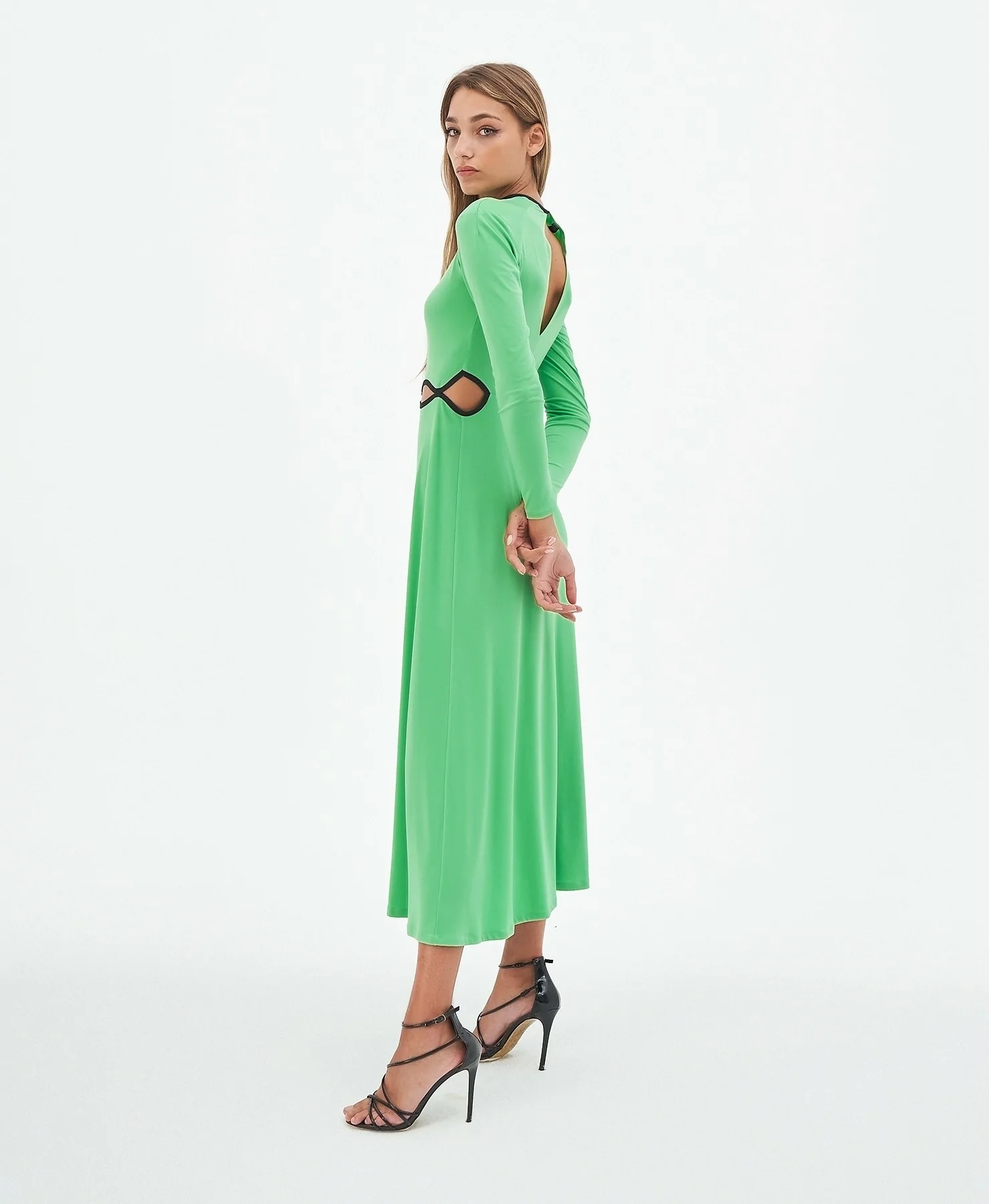 VESTIDO MIDI CITRINA YES DE CLARO