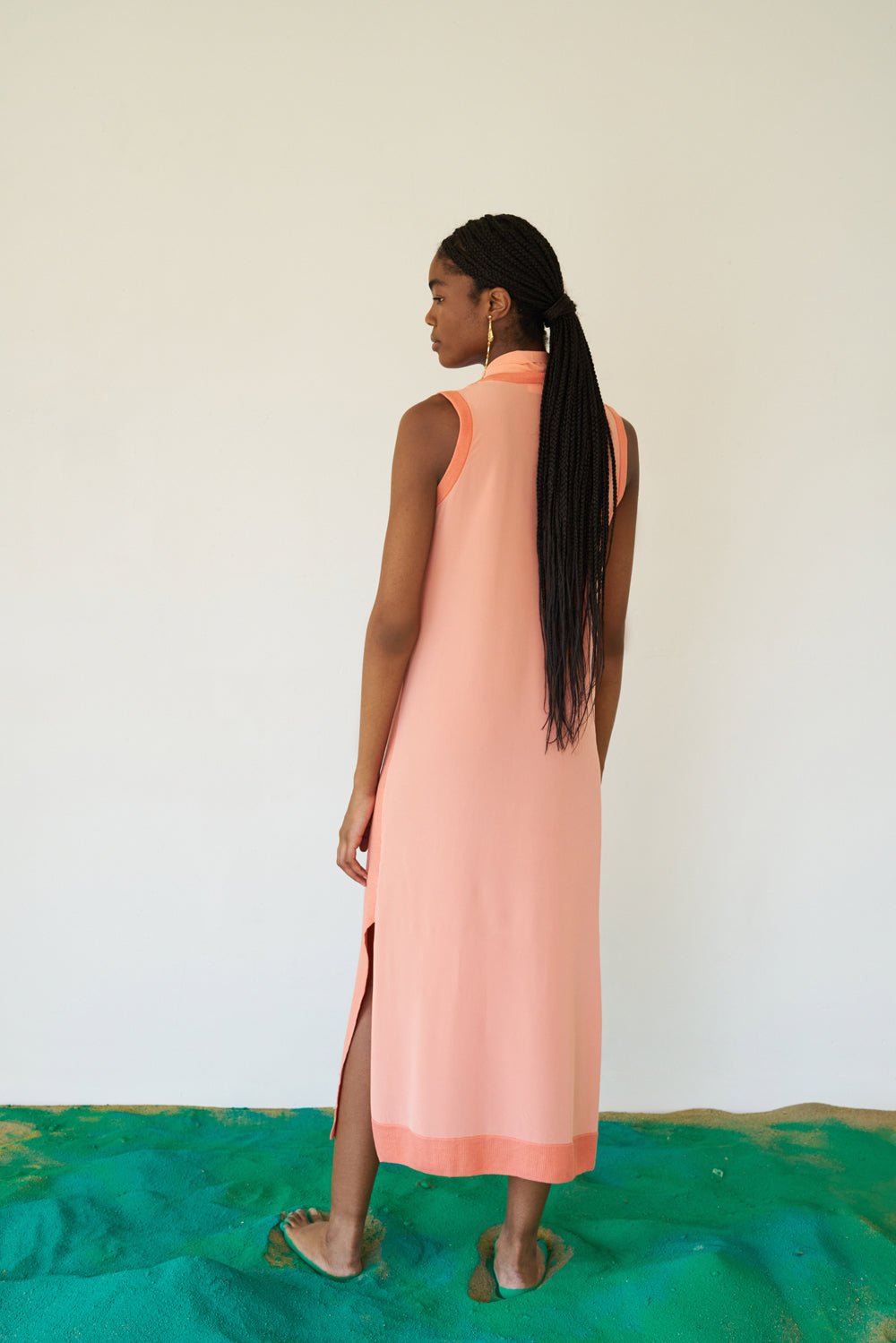 Vestido Punto Naranja Sita Murt