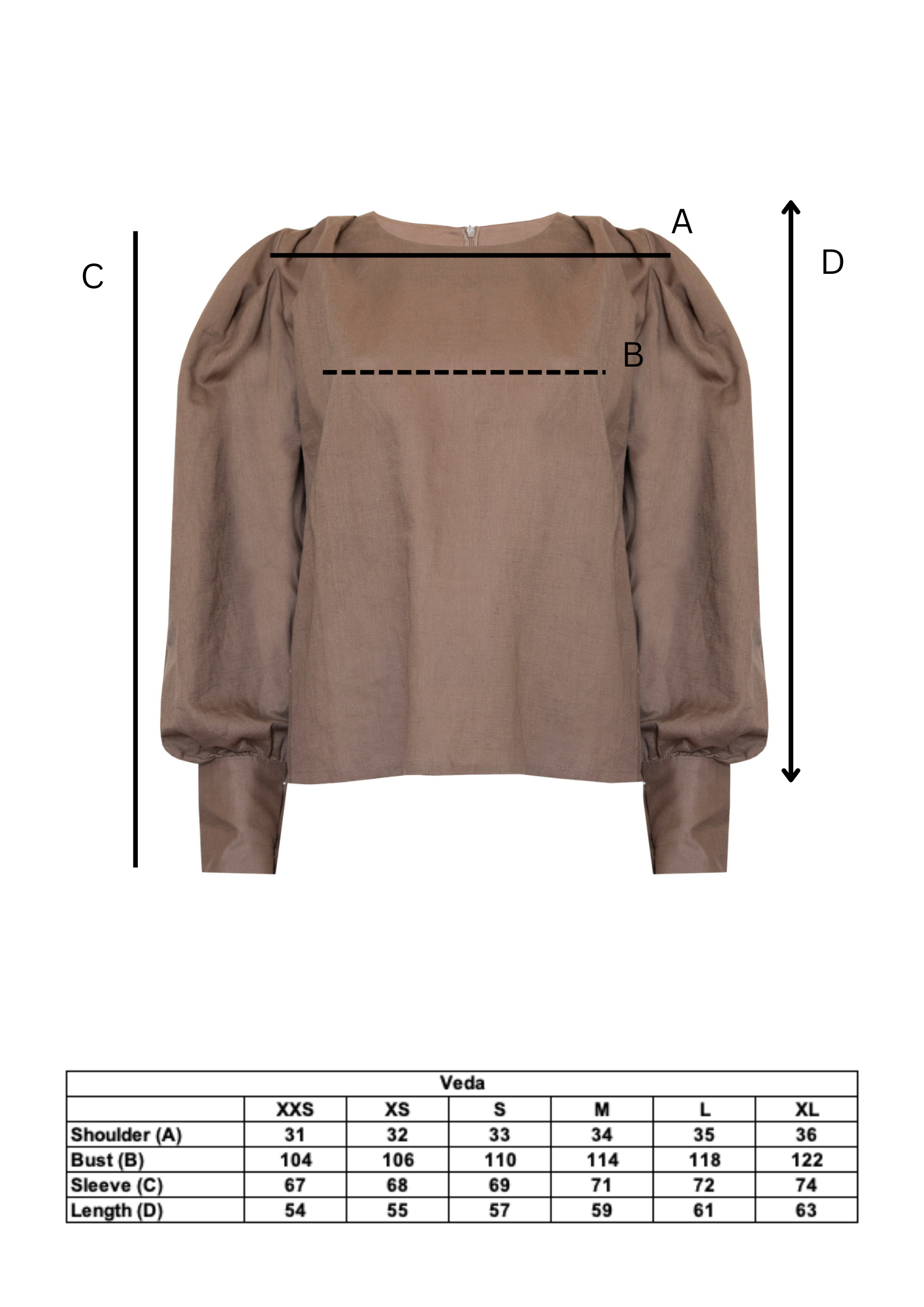 BLUSA VEDA
