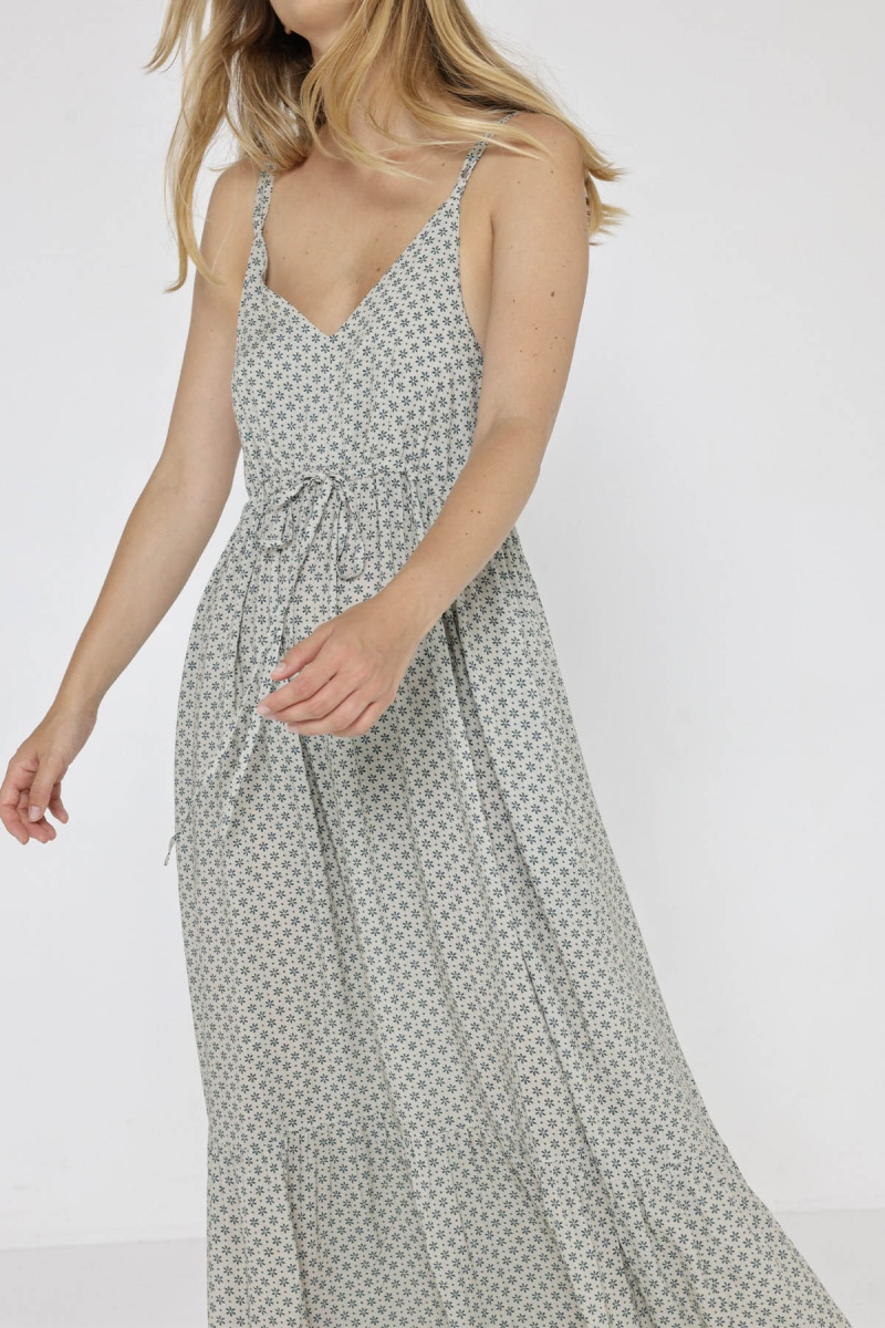 Vestido largo floral