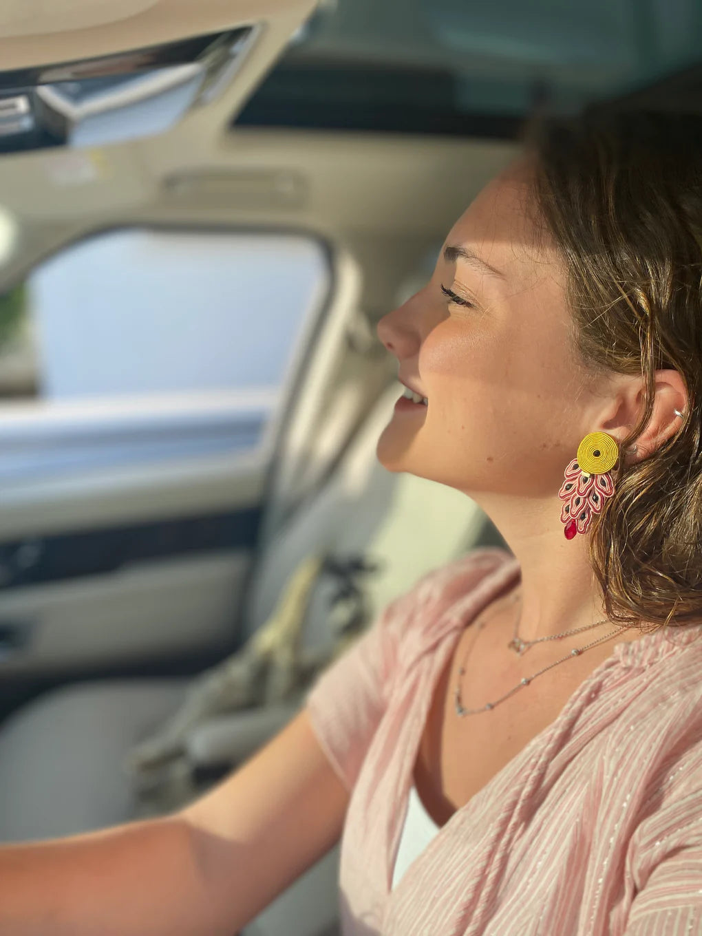 PENDIENTES PINK TOKIO