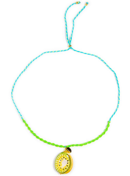 Collar mediano de cerámica Kiwi