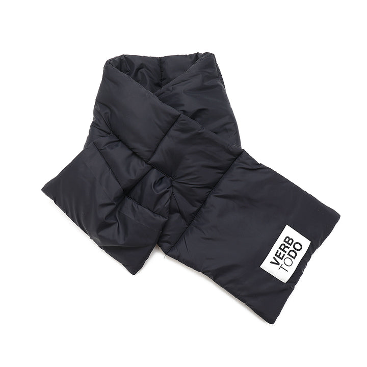BUFANDA PUFFER SQUARE NEGRA
