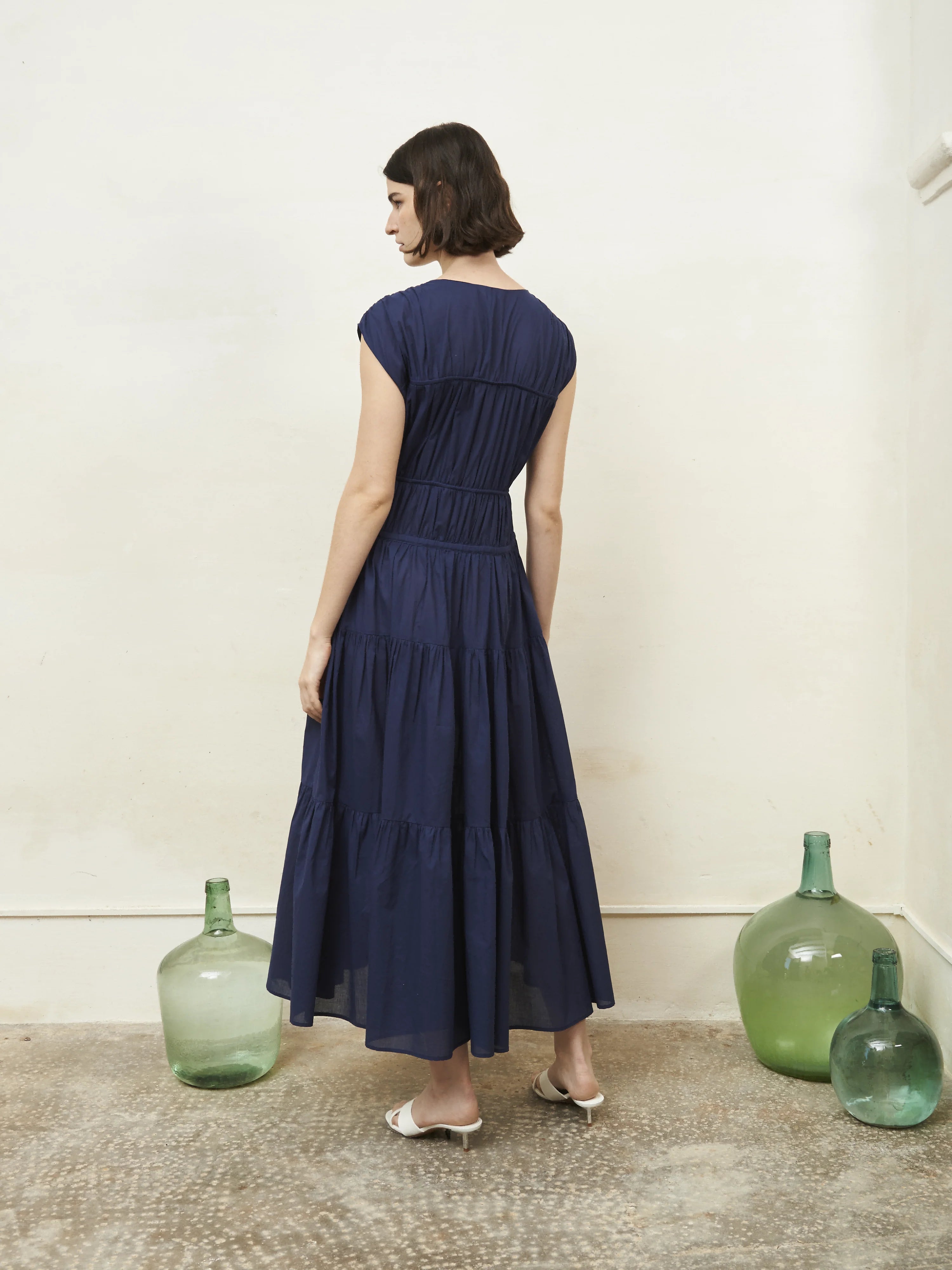 VESTIDO LETTY AZUL MARINO